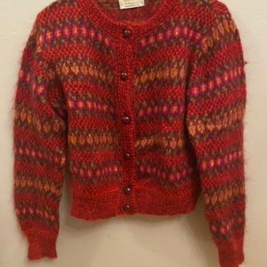 Wool Patterned Sweater XS